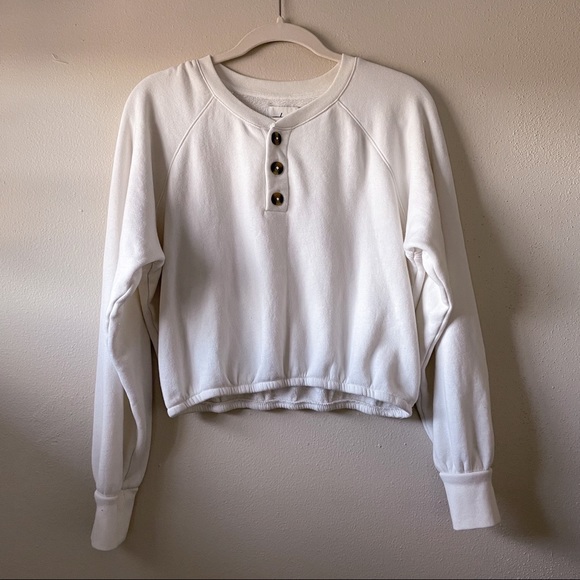 American Eagle Outfitters Tops - ‼️SOLD‼️ American Eagle Cinched Button Down Sweater